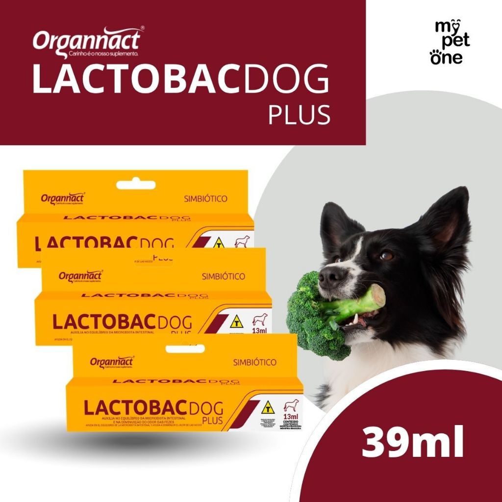 3 Lactobac Dog Plus Organnact - 13ml
