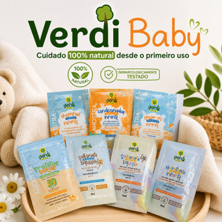 Kit Brinde Verdi Natural Bebê – Produtos 100% Naturais para Pele Sensível | Shampooatante, Sabonete