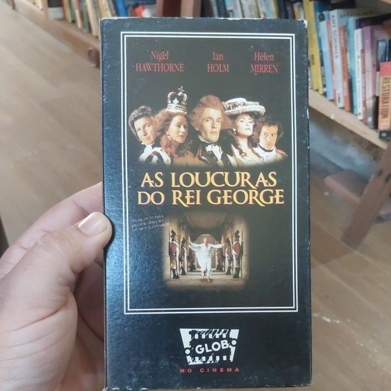 Fita VHS As Loucuras do Rei George O Globo no Cinema - Original Usado