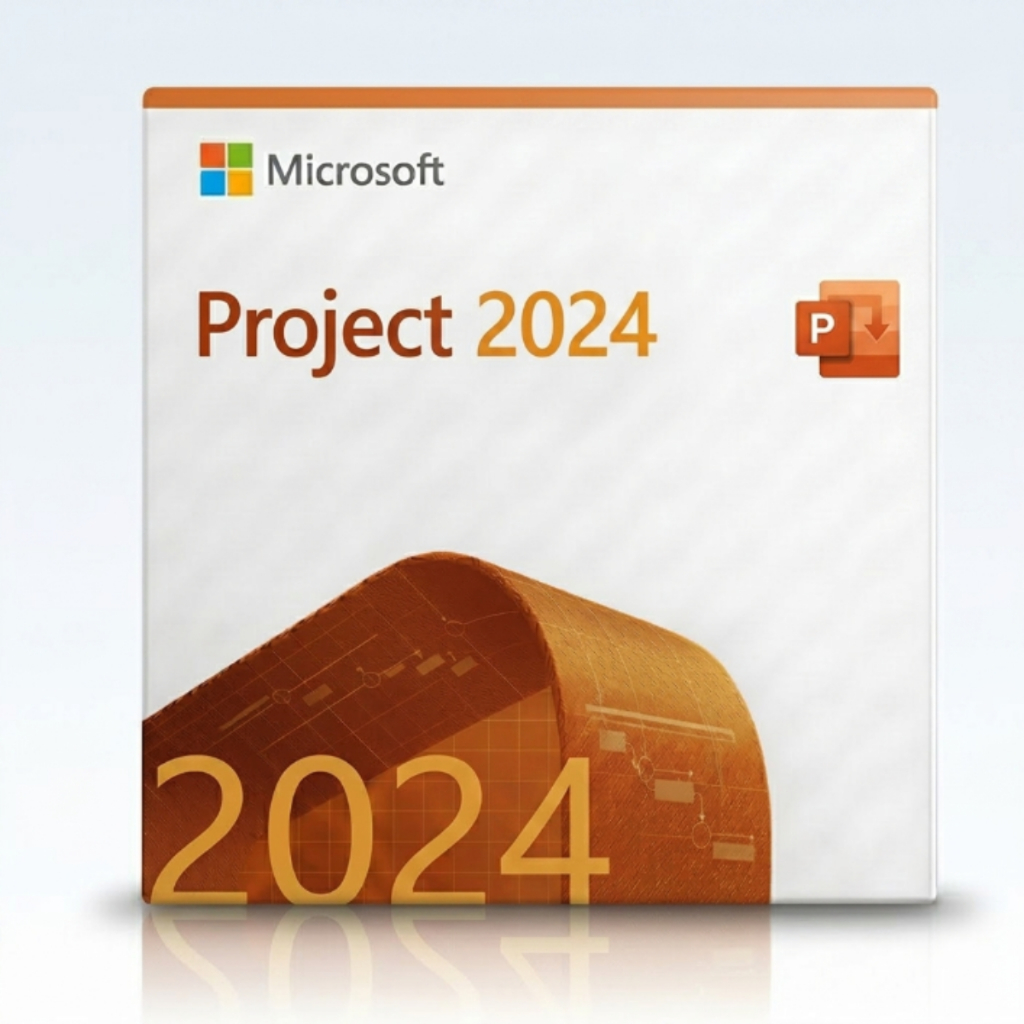 Microsoft Project 2024 Professional Plus Entrega física | Cartão de ativação