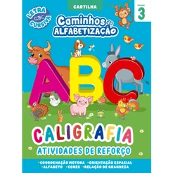 Cartilha Caminhos da Alfabetização - Caligrafia e Atividades de Reforço Vol. 03