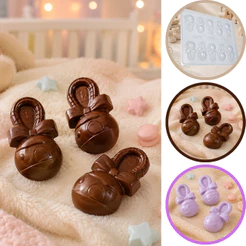1~10 FORMA SIMPLES CHOCALHO BEBÊ 1377 (I6) – ACETATO BWB PARA BOMBOM DOCES DIA DAS CRIANÇAS (CHOCO)