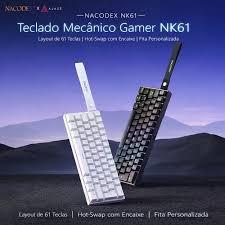 Teclado Mecânico AJAZZ NK61 RGB – Compacto, Gamer e Poderoso | Universo Action