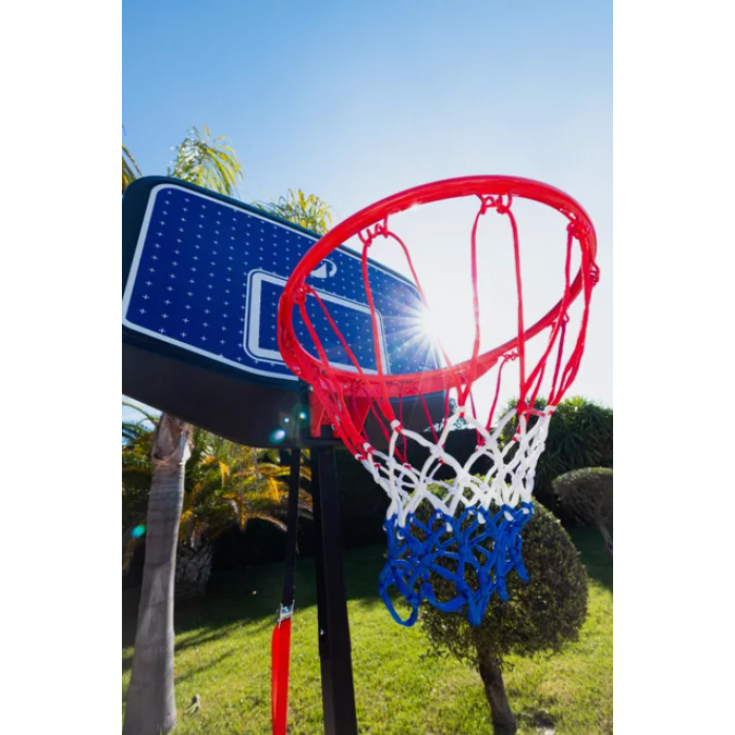 Tabela de Basquete Infantil com Pé Regulável K900 V2 Dunk 1,60m a 2,20m