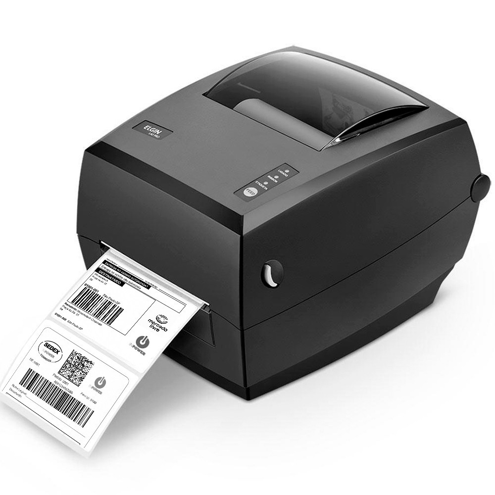Impressora Termica Para Etiquetas Elgin L42 Pro Full USB Ethernet E Serial Preta