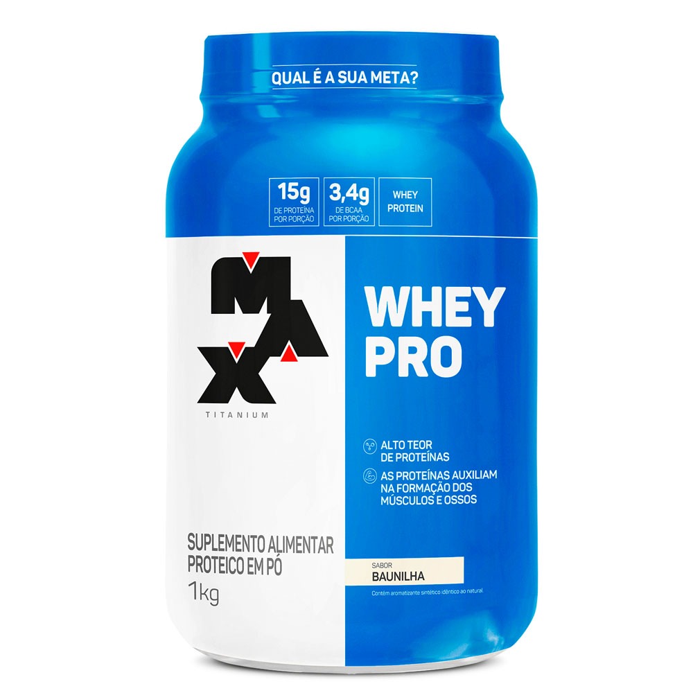 Whey Protein Whey Pro 1Kg - Max Titanium