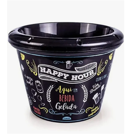 Porta Garrafa Camisinha Mantém Cerveja 600ml Gelada Estampado Lettering -Balde Gelo kit ou separado