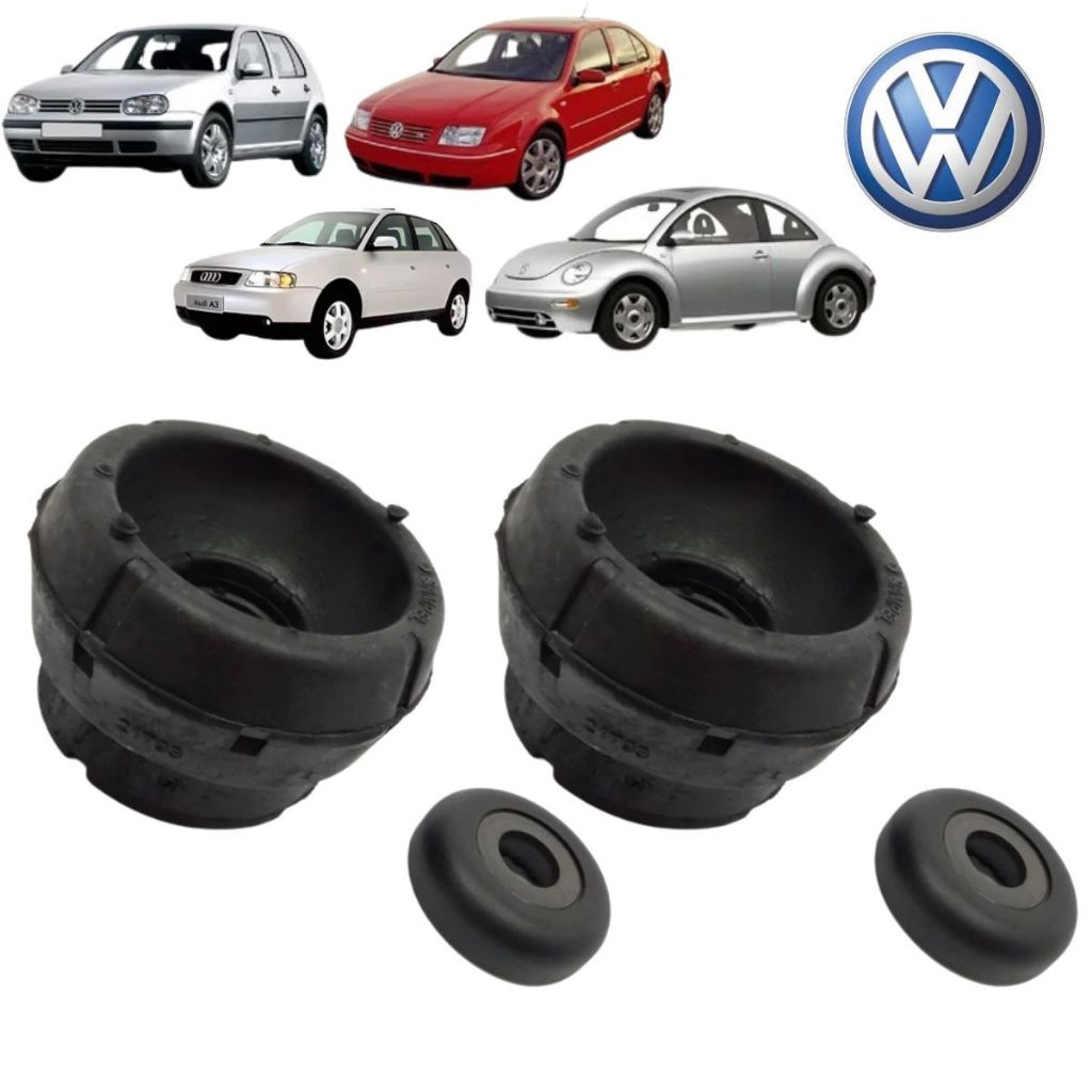 Par Coxim Amortecedor Diant C/Rolamento Gol G5 G6 G7 Golf A1 A3 Beetle Bora Saveiro Polo UP Virtus