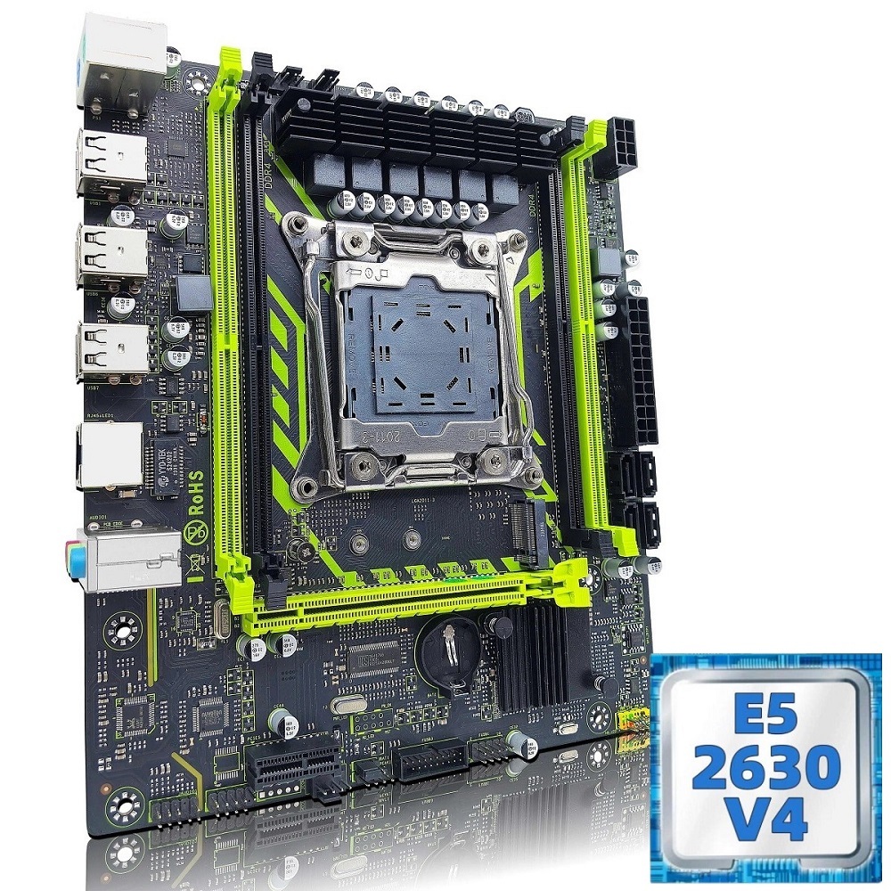 Placa Mãe X99 Processador Xeon E5-2630v4 Pronta Entrega Kit Upgrade X99 Brasil