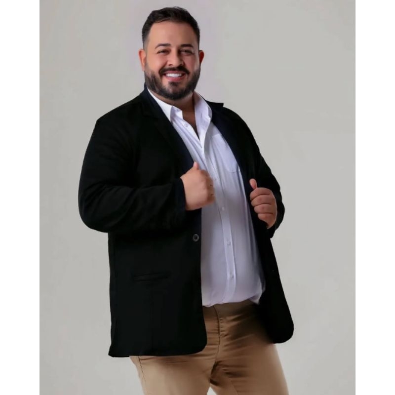 BLAZER PLUS SIZE MASCULINO G1 E G2 MODELAGEM SLIM