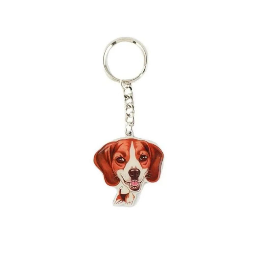 Chaveiro de Metal Heads Cachorro Raça Beagle