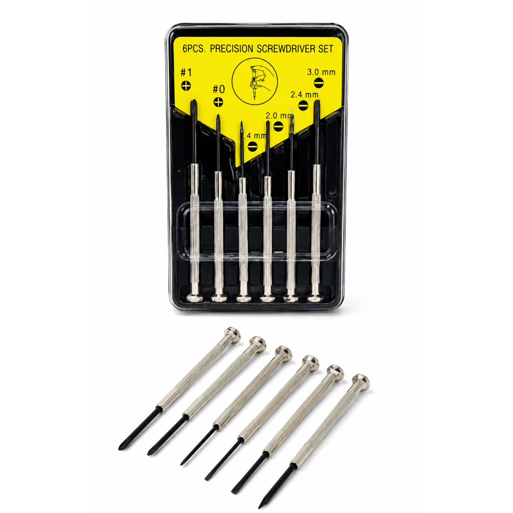 kit jogo chave precisão 6 peças profissional manutenção conserto reparo celular tablet notebook