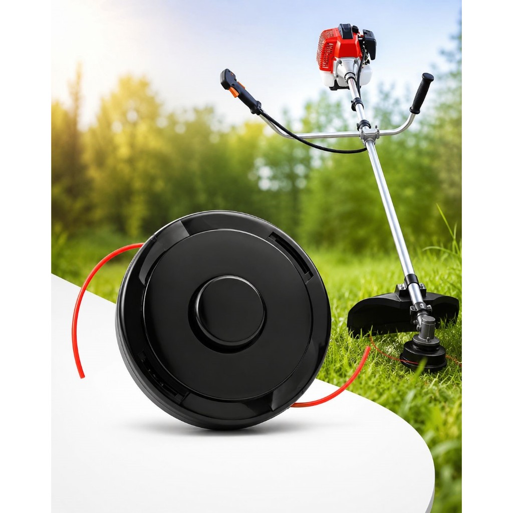Carretel Automático Corte Raso Premium para Roçadeiras 26cc a 52cc – Alta Resistência e Encaixe Universal