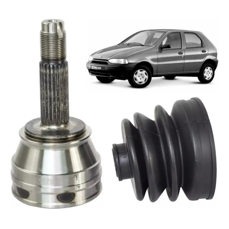 Ponteira Homocinetica + Kit Coifa Completa Palio 1.0 1.3 1996 97 98 99 00 Motor fiasa