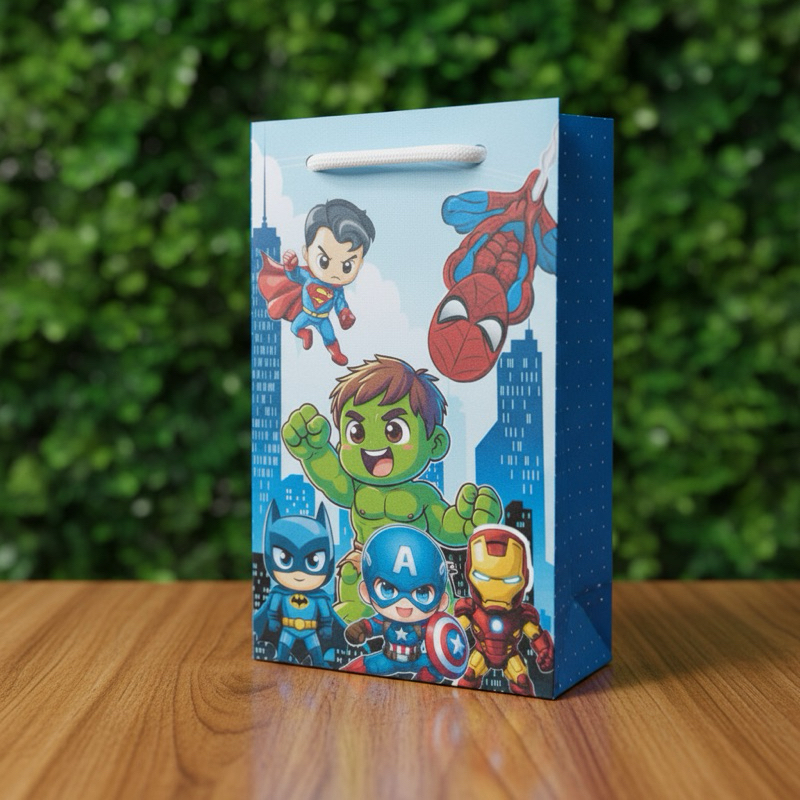 Sacolinha Personalizada Vingadores Baby Lembrancinha Super Herois Festa Infantil Pronta Entrega