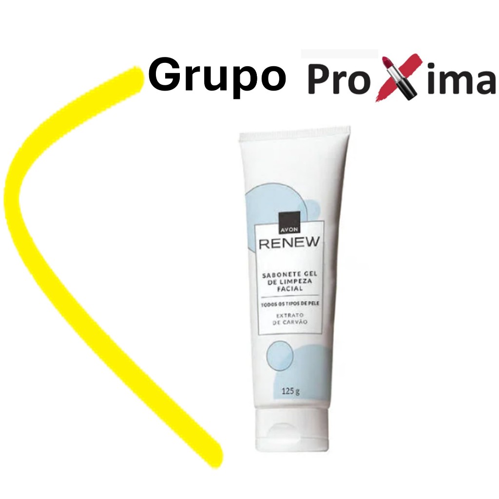 Sabonete Gel Limpeza Renew 125 g Avon