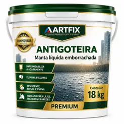 Manta Líquida Acrílica 18KG Para Telhado Cobertura Parede e Concreto