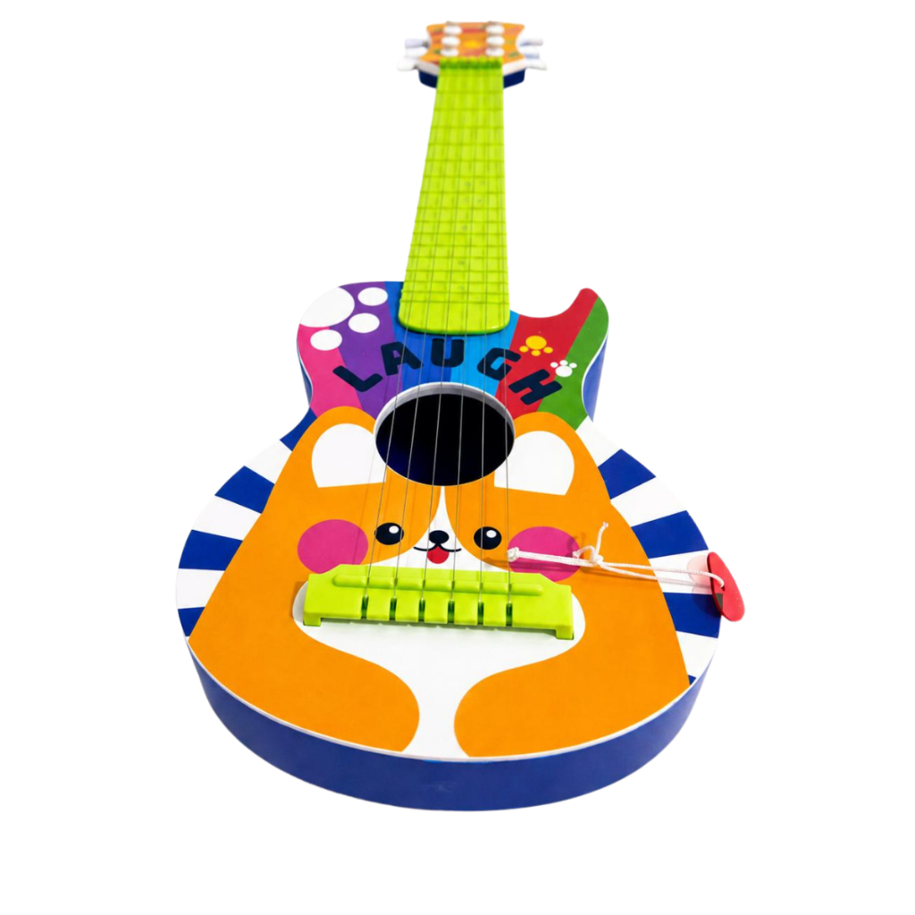 Violão Infantil 55cm Musical Educativo 3+ Anos Colorido