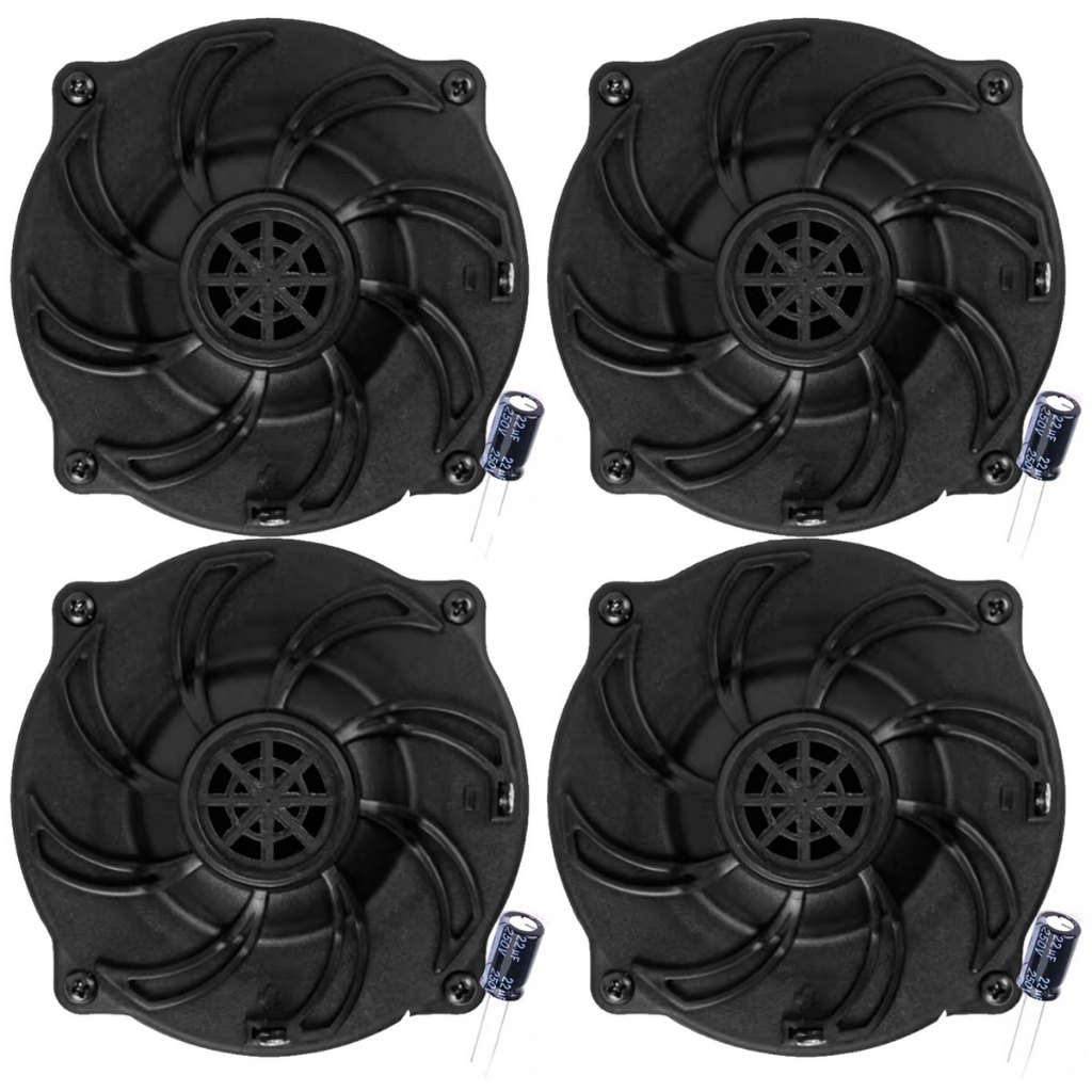 Kit 4 Driver Corneta Permak 100wrms Similar Selenium Jbl D200 + Capacitores