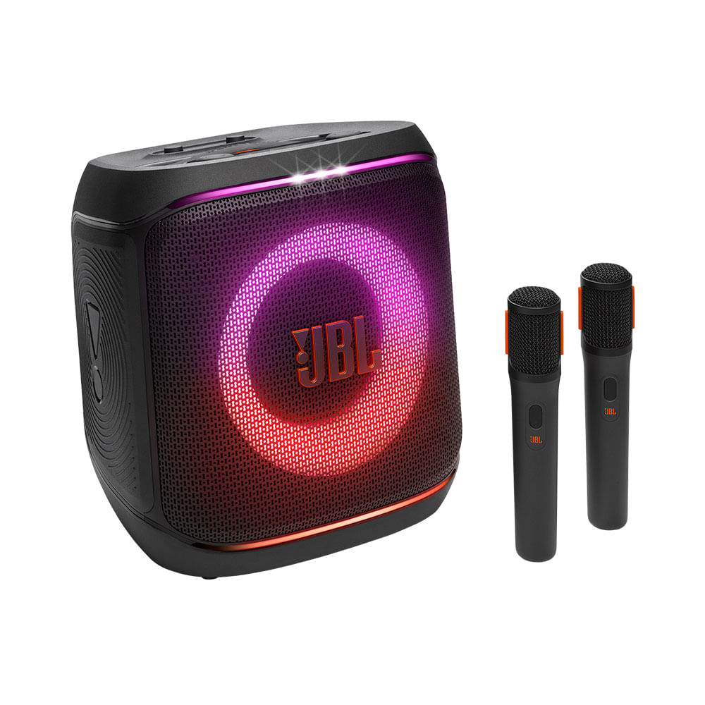 Caixa de Som JBL PartyBox Encore 2 100W com 2 Microfones Bivolt
