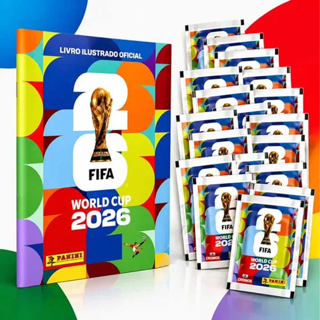Figurinhas Copa Do Mundo 2026 Produto Original Complete Seu Album 5/10/15 Pacotes