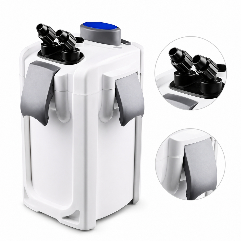 Filtro Canister Sunsun HW-704b 2000l\h Com UV 9w P/ Aquário