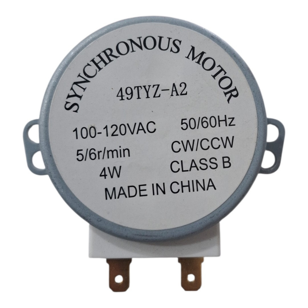Mini Motor Síncrono 110/120V AC 4W 5/6 RPM Metálico – Pronta Entrega