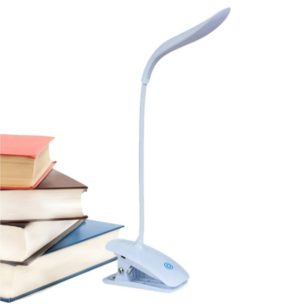 Luminária De Mesa Recarregável Flexível Sem Fio Led Leve Dobrável Portátil Leitura