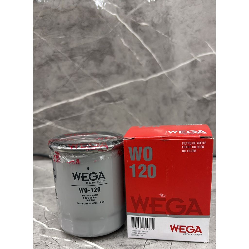 Filtro De Óleo Blindado Wega WO120 Fiat SIENA 1.0 1.3 1.4 8V 2001 a 2014 Original — imagem 2 de 2
