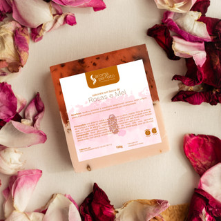 Sabonete Revitalizante de rosas e mel