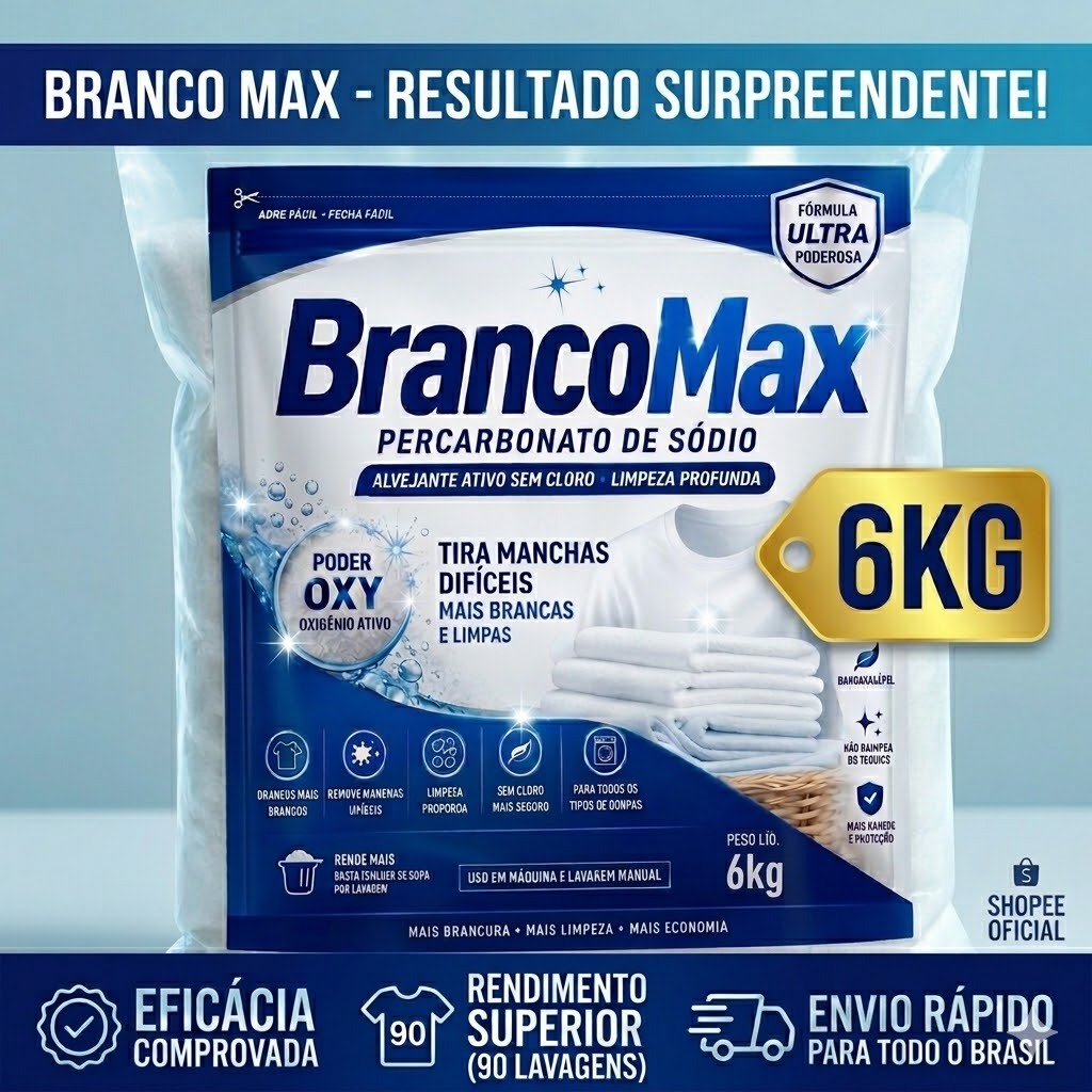 Percarbonato de Sódio - Tira Mancha Sem Cloro - TEM VARIAÇÃO