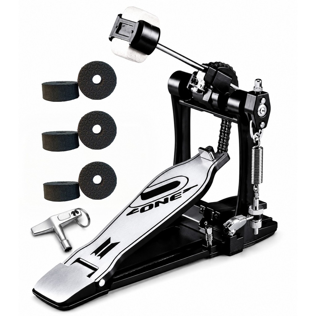 Imagem Pedal Bumbo Bateria D?one Dp10 Cromado