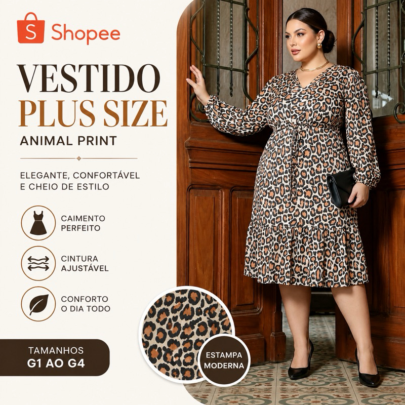 PLUS SIZE (até 54) Vestido inverno frio manga comprida preto básico confortável culto festa estiloso