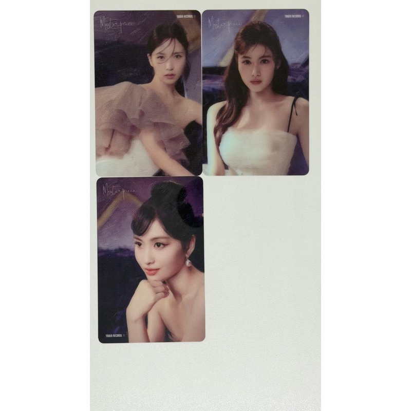 misamo masterpiece tower records pobs benefits clear photocard twice original official jpop kpop