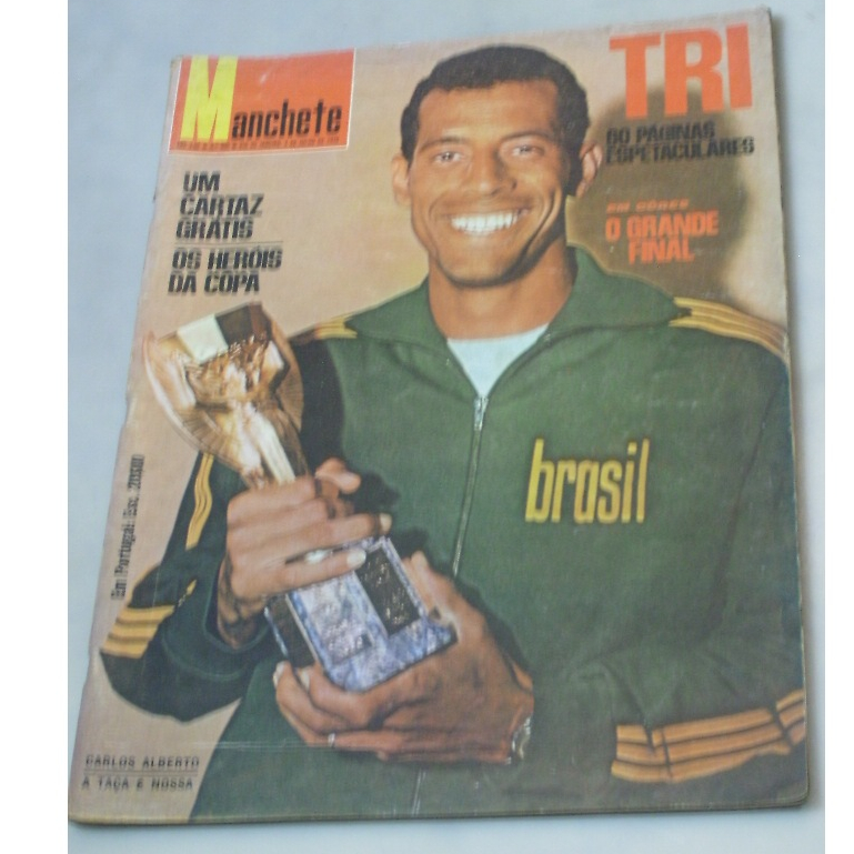 Revista Manchete Nº950 de época 1970 / Brasil Tri campeão