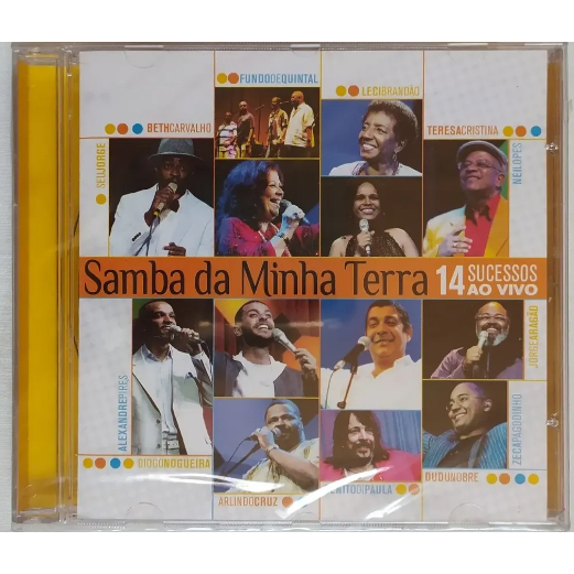 Cd Samba Da Minha Terra PAGODE Leci Brandão Nelson Rufino ORIGINAL Lacrado