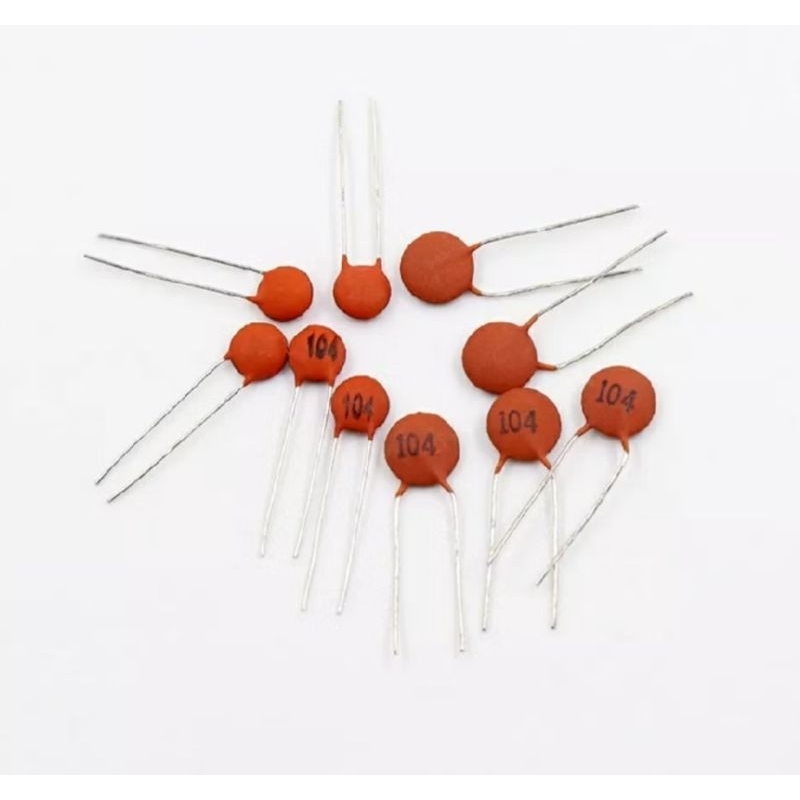 Kit 20 Unidades Capacitor Cerâmico 100NF / 50V