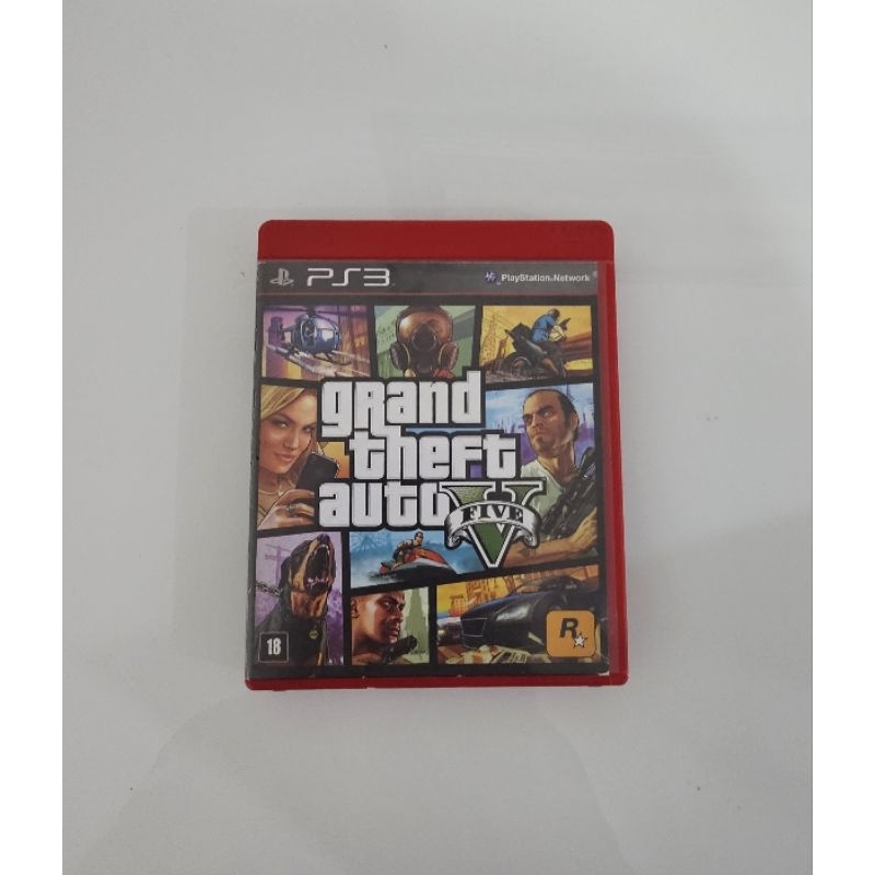 Jogo GTA V 5 (Grand Theft Auto V) - PS3 Original (Físico com Manual)