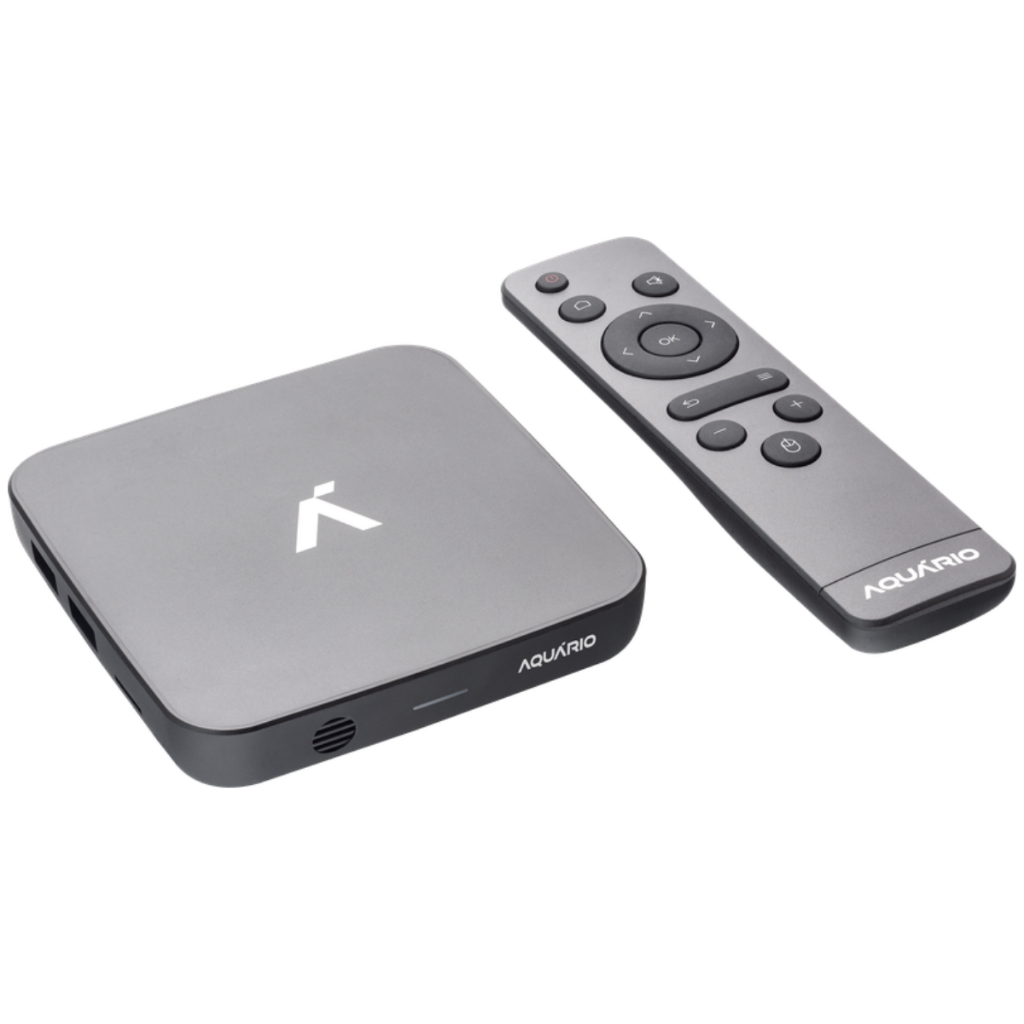 Smart Box TV Aquário STV-3000 Plus 4K Android 11 Wi-Fi HDMI RCA Original NF