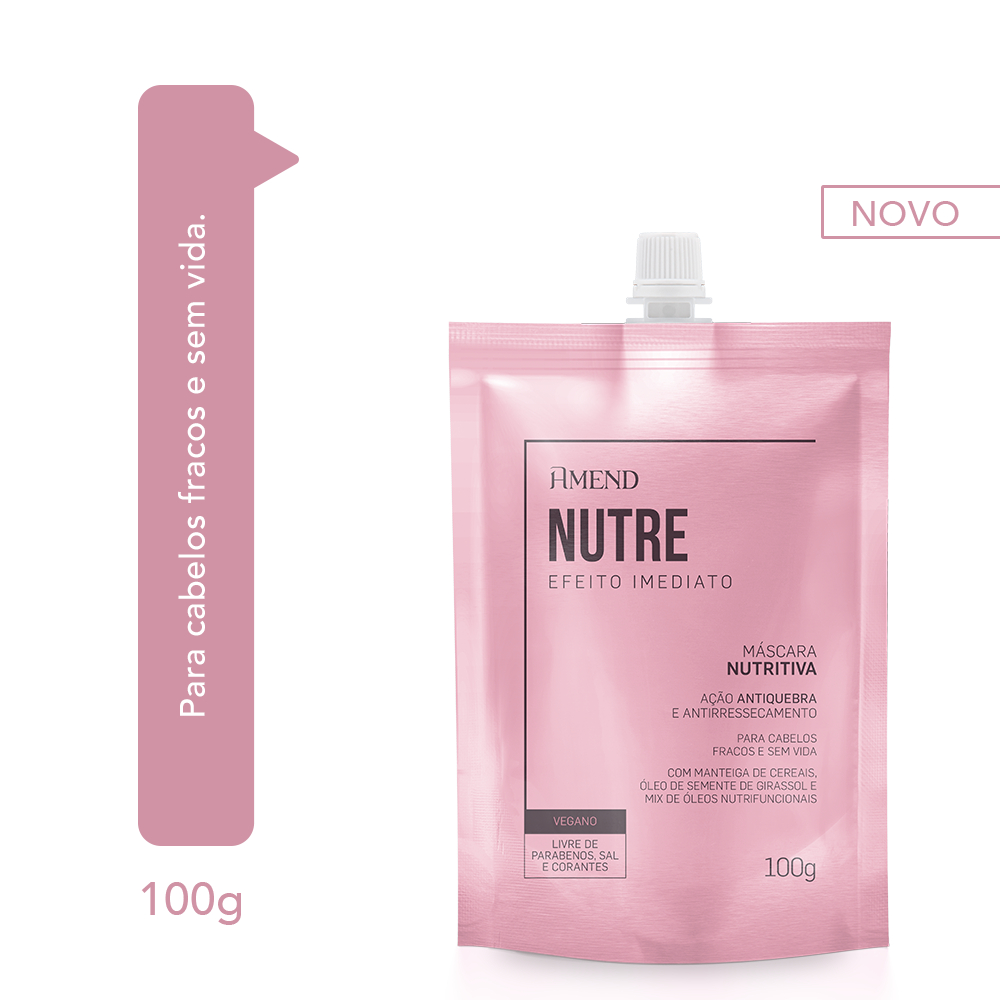 Amend Nutre Máscara Nutritiva Efeito Imediato 100 gramas