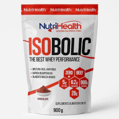 Suplemento Pó Isobolic Proteína Isolada Whey Protein Albumina Refil 1.8- NutriHelth