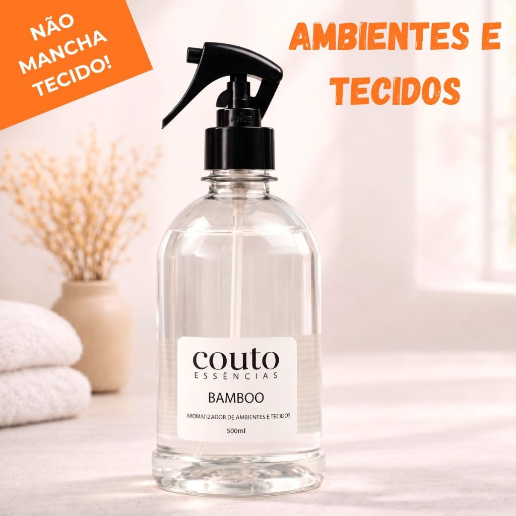 Agua Perfumada Tecidos Roupas Lençóis 500m Spray Aromatizador Cheirinho casa perfumada