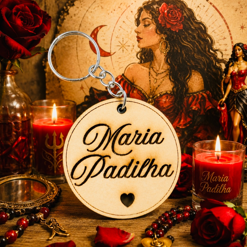 Kit Chaveiro MARIA PADILHA ORIXÁS, para festa, decoração, lembrancinhas em MDF