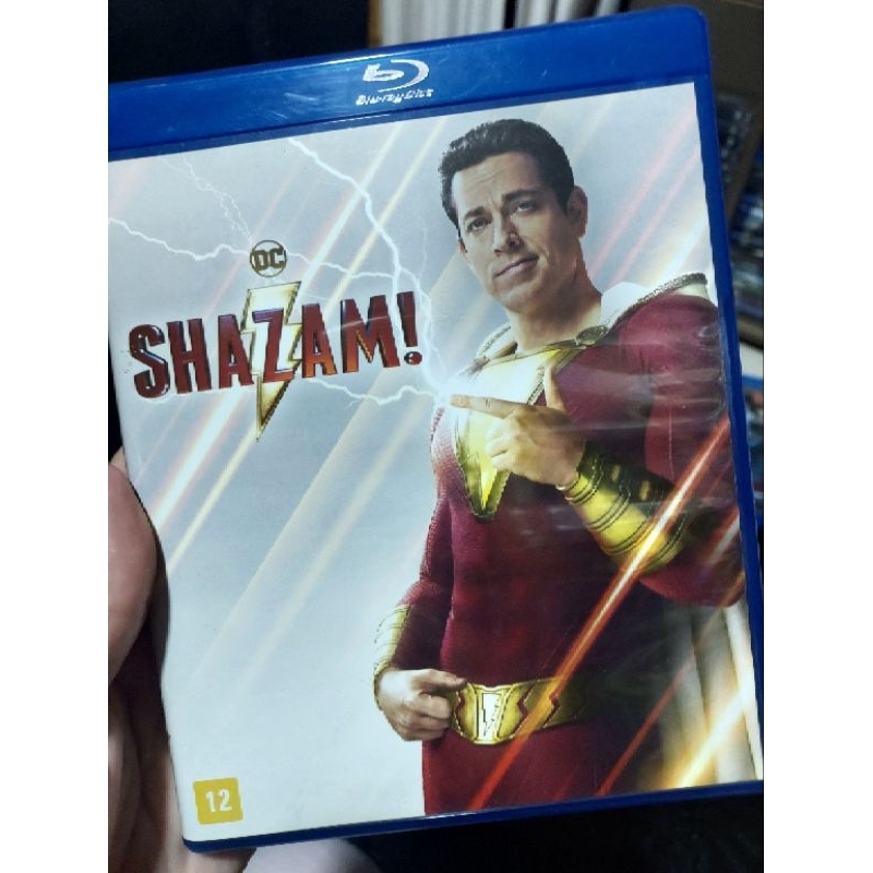 Blu Ray filme Shazam! - Original e Assistido uma vez