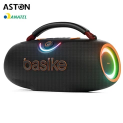 Astgn X Basike Caixa deSom Sem Fio Basike400W Bluetooth 5.3 IPX6 Bateria 30000mAh RGB Powerbank TWS