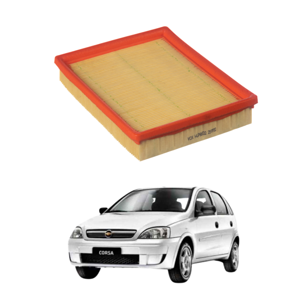 Filtro De Ar Corsa 97 Ate 2002 Corsa Classic Agile Montana 1.4 Hlp8832 Ca5496