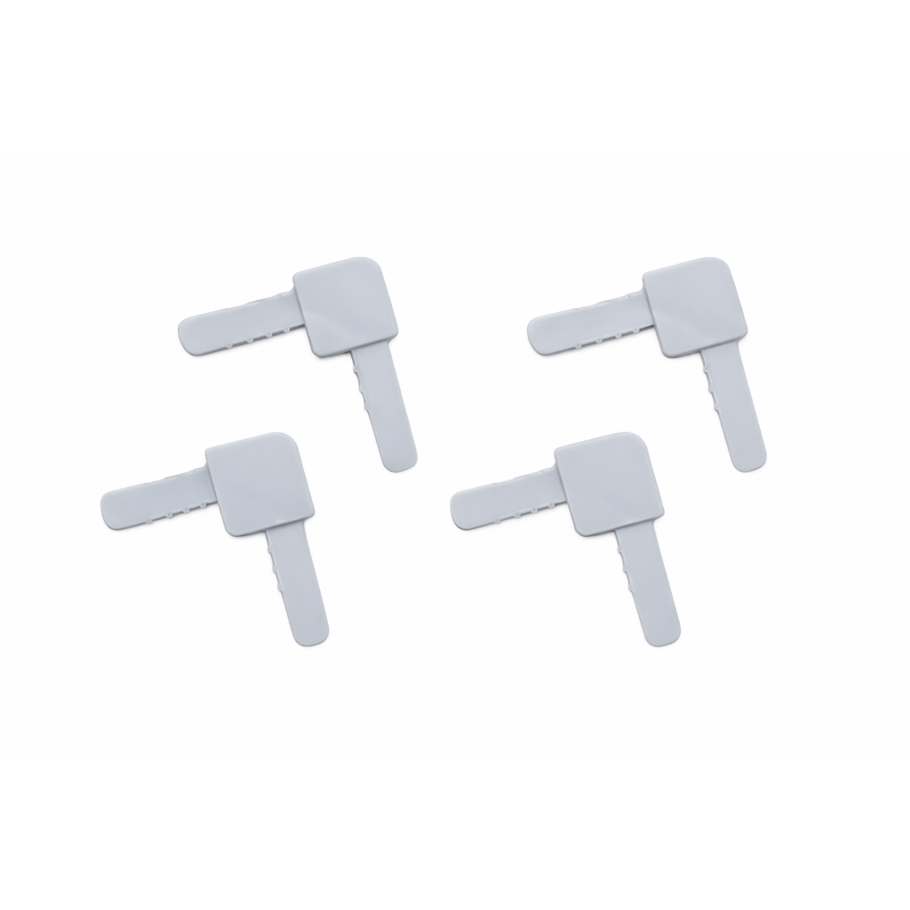 Kit 4 Canto Cantoneira Nylon 90° Para Perfil A058 Tela de Mosquiteiro
