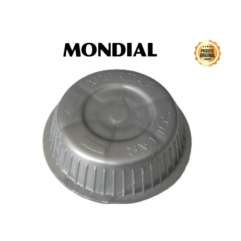 Trava Hélice Ventilador Mondial Original Cinza 30cm 40cm Botão Calota