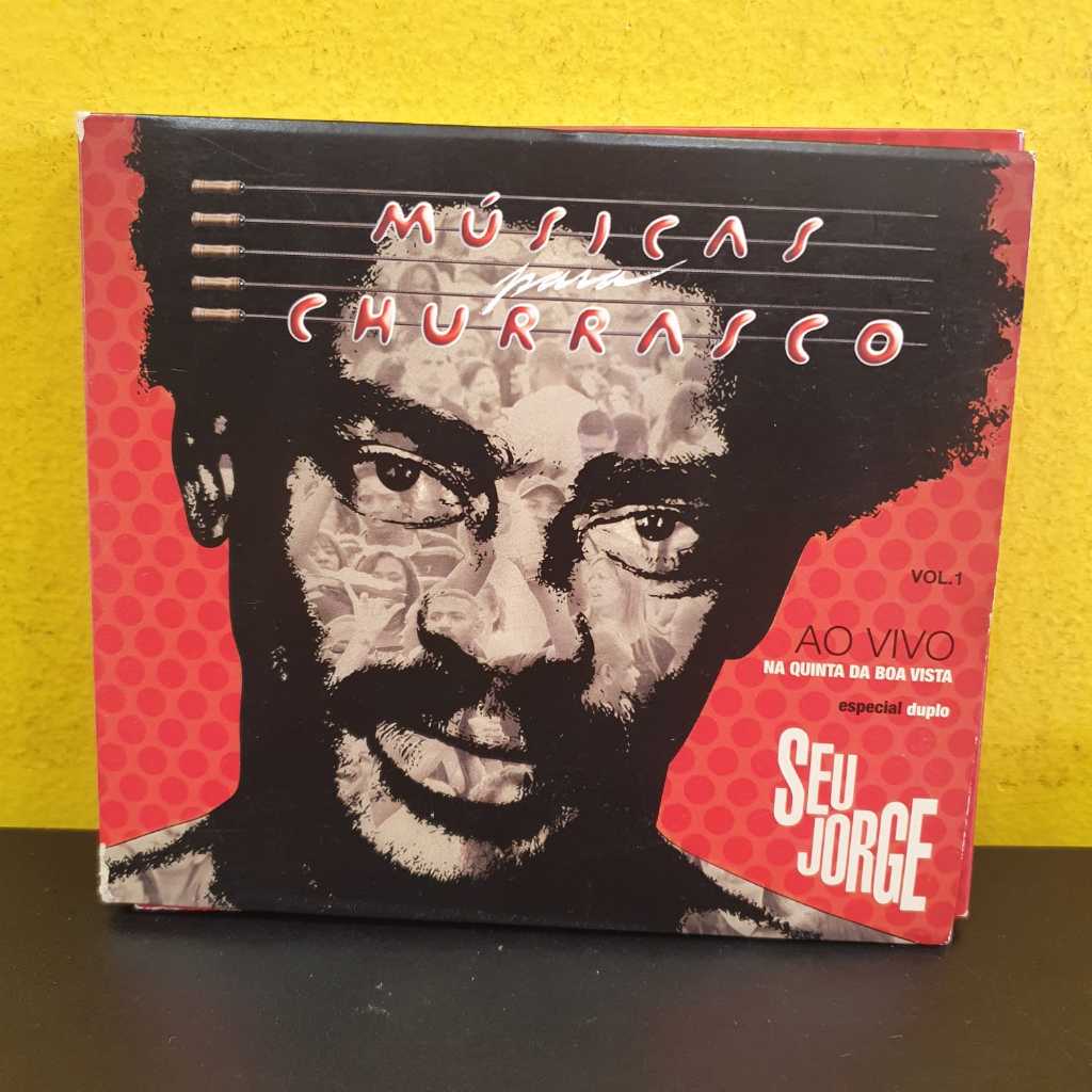 CD Seu Jorge - Músicas para Churrasco - Ao Vivo na Quinta da Boa Vista Vol. 1 - Duplo