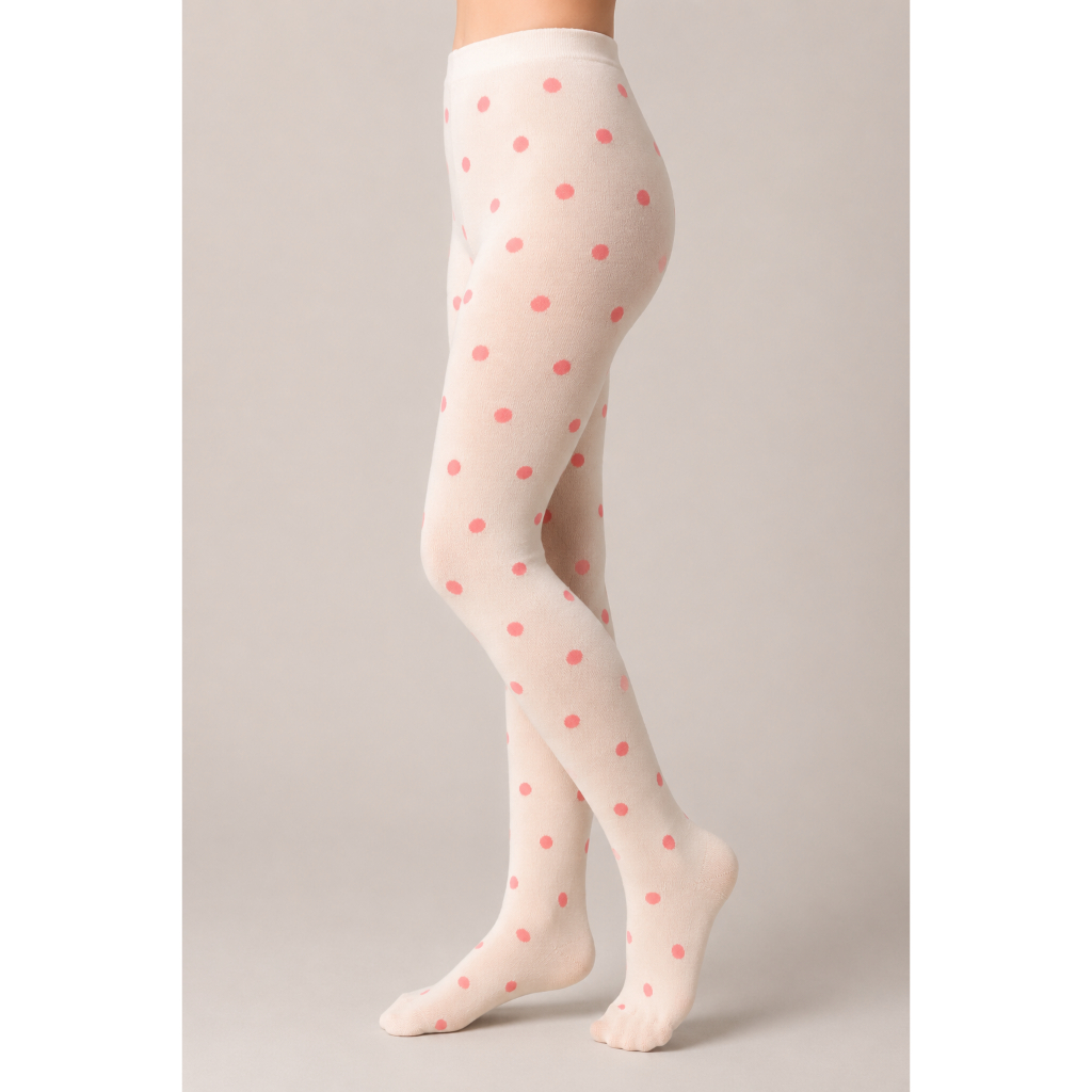 Kit 4 Meia Calça Infantil Fio 80 Feminina 0 Até 12 Anos Confortável Estampas Delicadas Sortidas